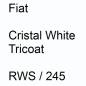 Preview: Fiat, Cristal White Tricoat, RWS / 245.